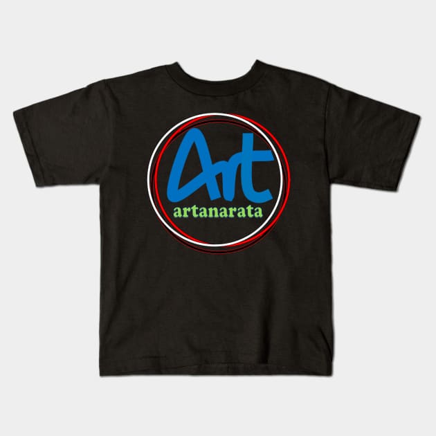 Art. Kids T-Shirt by ianjanesha